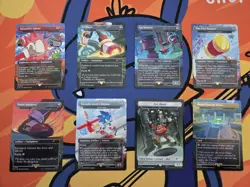 Secret Lair x Sonic Turbo Gear Non Foil Set - Magic The Gathering OPENED - Image 1