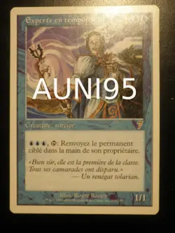 Mtg Magic Temporal Adept 7 th e edition FRENCH vf fr Experte en temporalite - Image 1