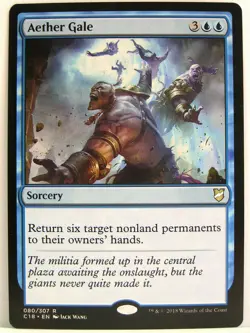 mtg magic aether gale ENGLISH bourrasque d'ether commander - Image 1