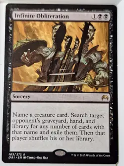 Infinite Obliteration - Origins - Magic the Gathering MTG Nice! - Image 1