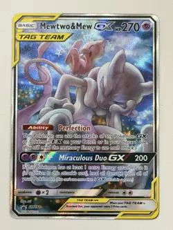 Pokemon TCG - Mewtwo & Mew GX - Tag Team - SM191 - Ultra Rare - Sun & Moon - Image 1