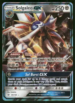 Solgaleo GX 89/149 Ultra Rare Holo NM Pokemon SM Base Set - Image 1
