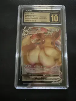 CGC 10 Pristine Eevee VMAX SWSH087 Black Star Promo Shining Fates ETB Pokemon - Image 1