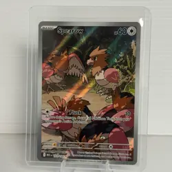 Pokemon TCG Mega Evolutions Spearow 151/132 Illustration Rare NM - Image 1