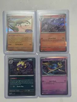 Pokemon Phantasmal Flames Prerelease Staff Promo Set of 4 - Image 1