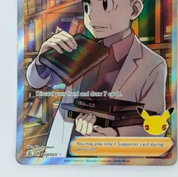 Professors Research 024/025 Celebrations Full Art Trainer Nm Pokemon Tcg - Image 3
