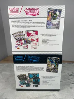 Pokemon ETB Black Bolt and White Flare Elite Trainer Box - Set of Two - New - Image 5