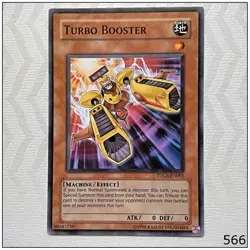 Turbo Booster - TDGS-EN001 - Common Unlimited Yugioh - Image 1