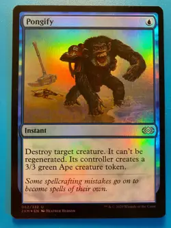 MTG 1x FOIL Pongify # 62 Double Masters Modern Magic the Gathering Card x1 NM - Image 1