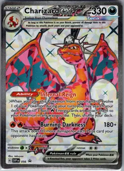 Charizard ex SVP 056 SV: Scarlet & Violet Promo Cards - Pokemon Card - NM - Image 1