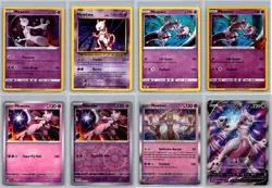 Mewtwo Pokemon TCG 8 Card Collection Holo Rare PROMO CCG 51 056 059 150 Reverse - Image 1