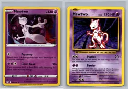 Mewtwo Pokemon TCG 8 Card Collection Holo Rare PROMO CCG 51 056 059 150 Reverse - Image 2