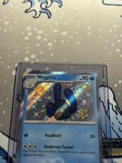 Wugtrio 122/091 Sv: Paldean Fates Shiny Rare Holo Pokemon TCG Card NM Condition - Image 2