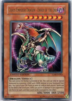 Chaos Emperor Dragon - Envoy of the End TLM-ENSE2 - Yu Gi Oh Card - NM - Image 1