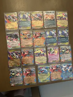 Pokemon TCG Lot Of 20 Ex Cards From Mega Evolutions Plus One Charizard Ex - Image 1