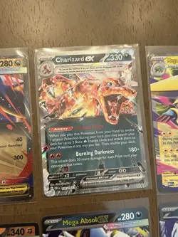 Pokemon TCG Lot Of 20 Ex Cards From Mega Evolutions Plus One Charizard Ex - Image 2