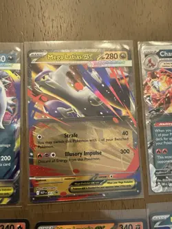 Pokemon TCG Lot Of 20 Ex Cards From Mega Evolutions Plus One Charizard Ex - Image 3
