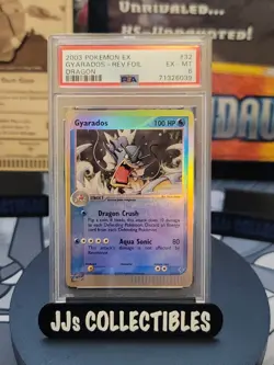 2003 Pokemon Gyarados Reverse Holo Foil 32/97 Dragon PSA 6 CGC BGS - Image 1