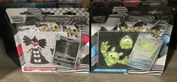 Pokemon Black Bolt & White Flare Tech Sticker 2 pack sealed booster pack blister - Image 1