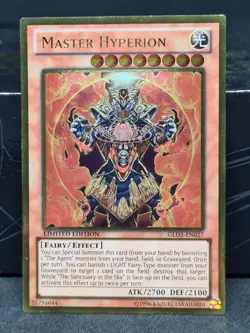 Yugioh - Master Hyperion - GLD5-EN027 - Gold Rare Limited Edition LP - Image 1