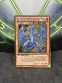 Yugioh Lightpulsar Dragon PGLD-EN039 Gold Rare NM - Image 1