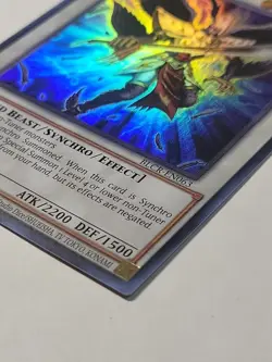 Yugioh Blackwing Gram the Shining Star BLCR-EN063 1st Ed Ultra Rare NM (A079) - Image 2