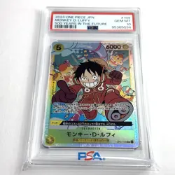 Psa 10 One Piece Card Monkey D. Luffy OP07-109 500 Years In The Future Japanese - Image 1