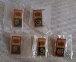 Pokemon Trading Card Game Kanto Gym League Badge Thunder Rainbow Boulder Pin NEW - Image 2
