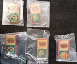 Pokemon Trading Card Game Kanto Gym League Badge Thunder Rainbow Boulder Pin NEW - Image 5