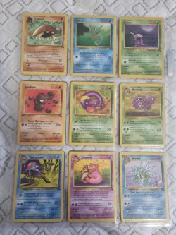Pokemon Cards (TCG) 1999 Fossil Set - Uncommon, Common, Trainers - 55 Cards - Image 2