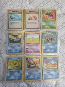 Pokemon Cards (TCG) 1999 Fossil Set - Uncommon, Common, Trainers - 55 Cards - Image 3