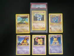 Pokemon 1st Edition Shadowless Cards - Image 1
