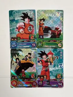 4 Cards ICP Complete Set BM12 Super Dragon Ball Heroes Japanese Near Mint - Image 1