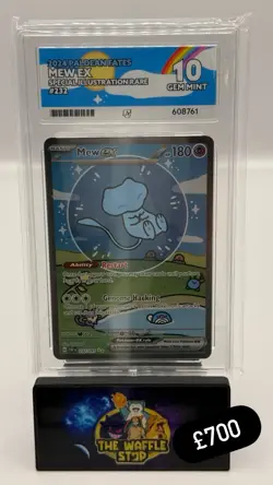 Pokemon TCG Bubble Mew EX Paldean Fates Sir Ace 10 Gem Mint Card 232/091 - Image 1
