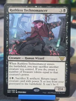 Ruthless Technomancer Commander: Kamigawa: Neon Dynasty Regular - Image 1