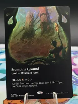 Stomping Ground (Borderless) [Edge of Eternities] Foil Near Mint 1x R 0283 - Image 1
