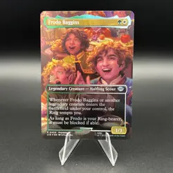 Magic MTG Frodo Baggins FOIL Prerelease Promo NM - The Lord of the Rings 0404 - Image 1