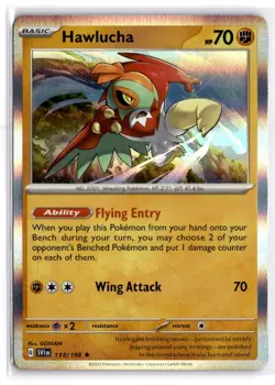 Pokemon Hawlucha Rare Holo SV01: Scarlet & Violet Base Set 118/198 NM - Image 1