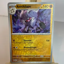 Annihilape 100/191 Surging Sparks Reverse Holo Uncommon Pokemon Light Play+ - Image 1
