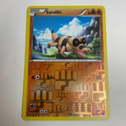Sandile 60/98 Emerging Powers Reverse Holo Common Pokemon Light Play+ - Image 3