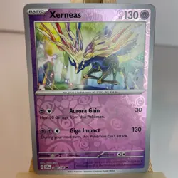Xerneas 88/191 Surging Sparks Reverse Holo Uncommon Pokemon Light Play+ - Image 1