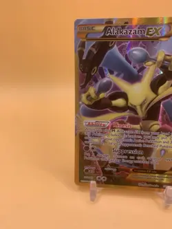 Pokemon TCG Alakazam EX (Secret) 125/124 Fates Collide Holo LP Read Description - Image 5