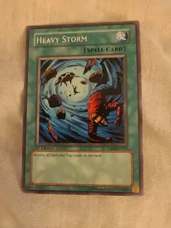 Heavy Storm (Super Rare) 1st Edition Yu-Gi-Oh - Image 1