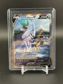 Pokemon TCG Ice Rider Calyrex v Chilling Reign Alt Art Card 164/198 SWSH - Image 1