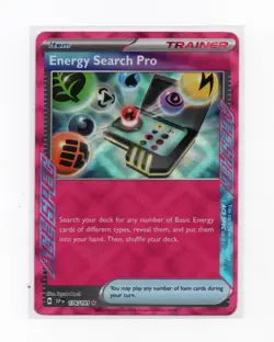Energy Search Pro 176/191 Sv08: Surging Sparks Rare Holo Pokemon TCG Card - Image 1
