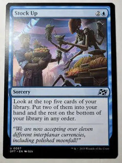 Stock Up Aetherdrift Regular Uncommon Sorcery DFT 67 mtg NM/M - Image 1
