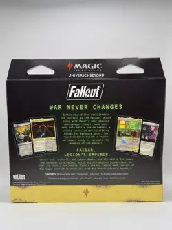 Magic The Gathering Fallout Commander Deck Hail, Caesar Display - Image 2