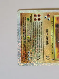 Pokemon Rhydon Legendary Collection Reverse Holo 35/110 HP - Image 2