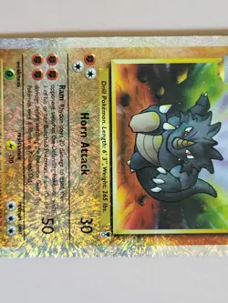 Pokemon Rhydon Legendary Collection Reverse Holo 35/110 HP - Image 3