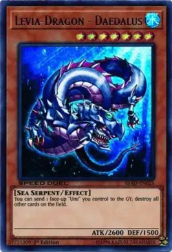 Yugioh! LP Levia-Dragon - Daedalus - SBAD-EN025 - Ultra Rare - 1st Edition Light - Image 1